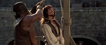 Jack Sparrow Hanging COTBP