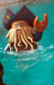 Davy Jones as he appears in LEGO Pirates of the Caribbean: The Video Game.