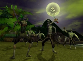 Jolly Roger's curse of the Muertos Moon.