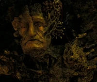 Serving aboard the Dutchman for too long, Wyvern eventually became a part of the ship itself.