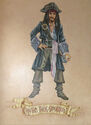 Captain Jack Sparrow. Art by Jim Crouch.