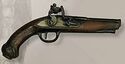 Gibbs' flintlock pistol.