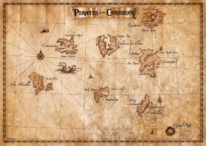 Map of the Caribbean