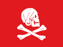 A flag occasionally attributed to Henry Avery.