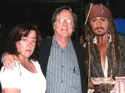 Serena, Tim Powers, and Johnny Depp.
