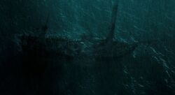 Scuttled ship
