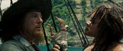 Barbossa and Tia Dalma AWE