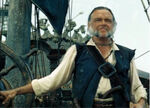 Gibbs as the pirates celebrate their victory.