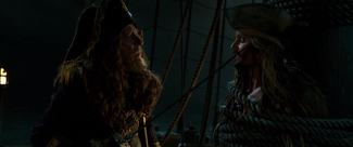 Barbossa threatens Jack