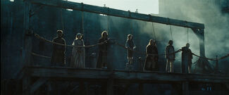The mass execution of those associated with piracy.