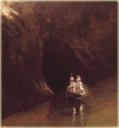 One vessel that had successfully navigated its way through the Devil's Throat. Art by Nathan Schroeder.