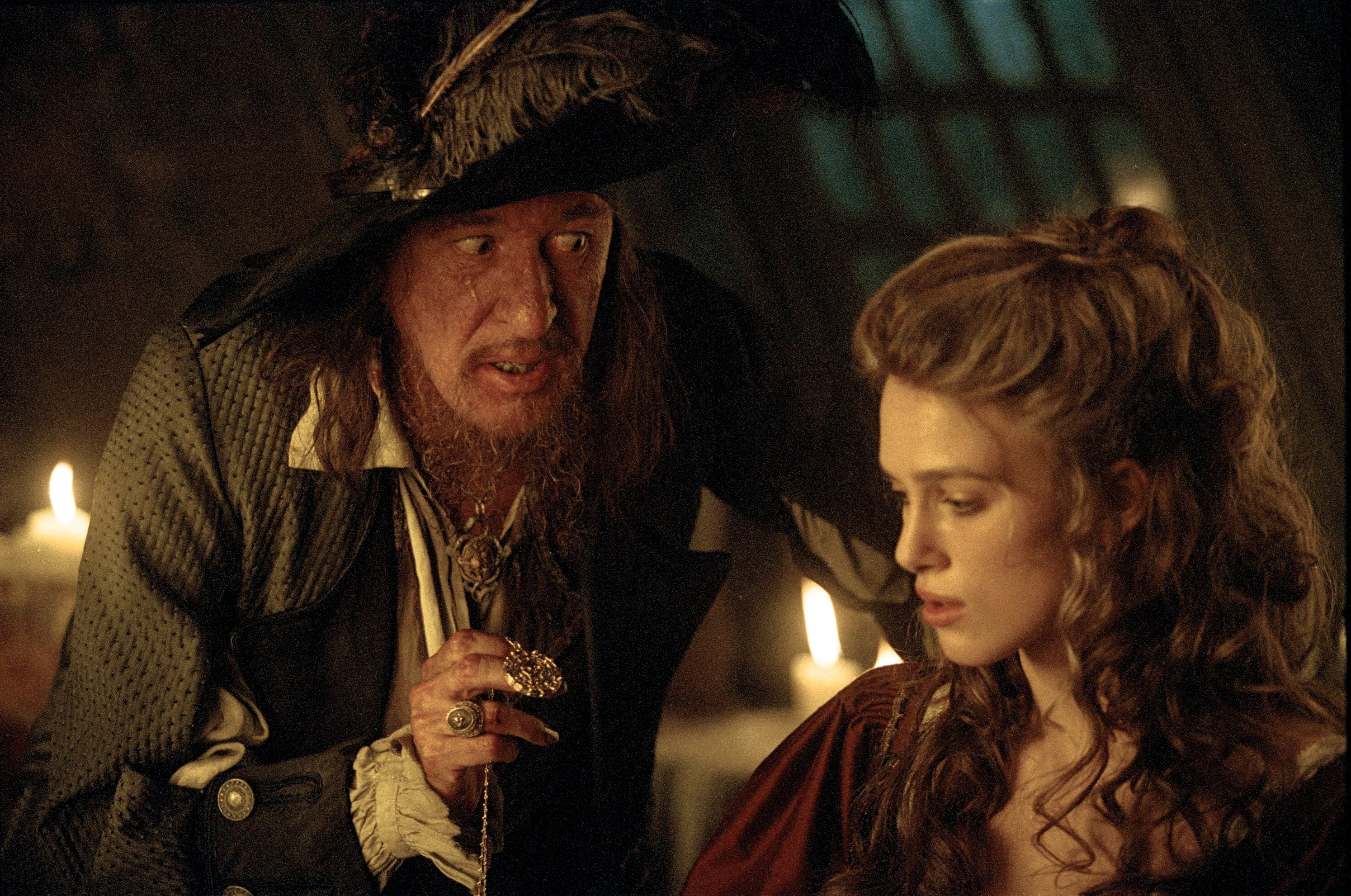 Barbossa and Elizabeth