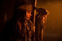 It's Captain Jack Sparrow (Johnny Depp) versus himself—or actually, former paramour Angelica (Penelope Cruz), in disguise.