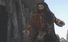 Bartholomew Roberts preparing to fight.