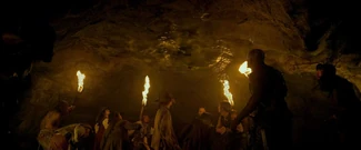 Jack attempting to gain entrance into the Fountain.