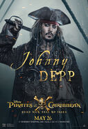 Johnny Depp POTC5 poster