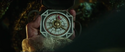 Hector Barbossa holds the compass