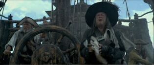 Ezekiel at the helm of the .