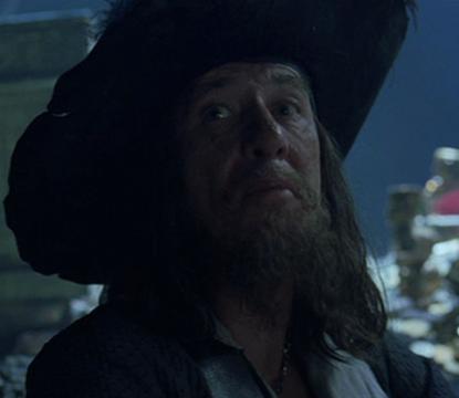 These three hats were worn separately by Hector Barbossa during his pirate ...