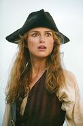 Elizabeth Swann on Isla Cruces