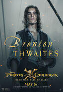 Brenton Thwaites POTC5 poster