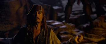 Jack after jumping off of the exploding lighthouse.