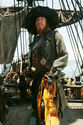 Barbossa aboard the Black Pearl