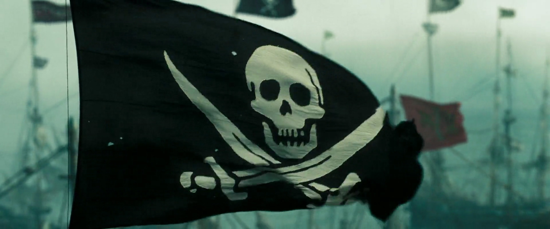 The pirate flag & the jolly roger