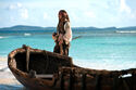Captain Jack Sparrow (Johnny Depp) finds himself on yet another tiny tropical island.