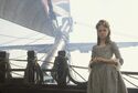 Young Elizabeth Swann aboard the Dauntless.