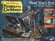 Dead Man's Raft.jpg (770 KB) Dead Man's Raft Here is a magnificent model scene... the remains of a badly battered ship with an old salty seaman behind the wheel. But one slight peek inside the hatch and Zap/Action! Up leaps his angry mate, slamming down upon the treasure map.