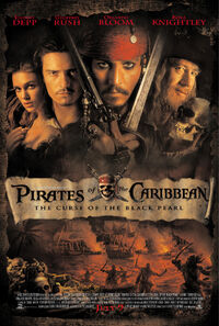 Pirates of the Caribbean- The Curse of the Black Pearl Theatrical Poster