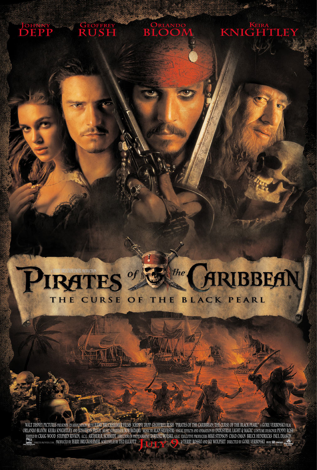 Pirates of the Caribbean: The Curse of the Black Pearl | Pirates ...