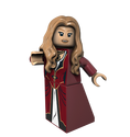 Elizabeth Swann as a LEGO figure.