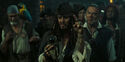 Gibbs and the crew waiting for Jack Sparrow to give a heading.