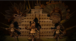 Lego Aztec gods