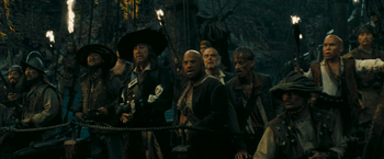 Hector Barbossa arriving to .