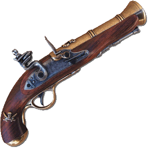 British Military Flintlock Iron Barrel Blunderbuss for sale.