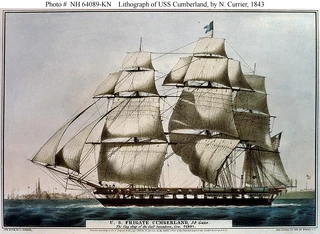 A Frigate from 1843.