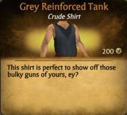 Grey Reinforced Tank