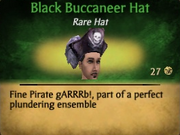 Black Buccaneer Hat