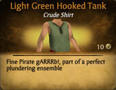 Light Green Darker Hooked Tank