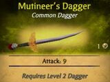 Mutineer's Dagger