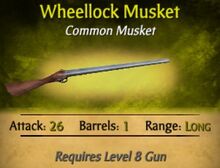 Wheellock Musket