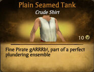 Plain Seamed Tank