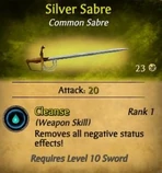 Silver Sabre