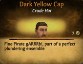 Dark Yellow Cap