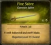 Fine Sabre