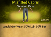 Misfit Capris