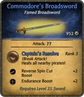 Commodore's Broadsword